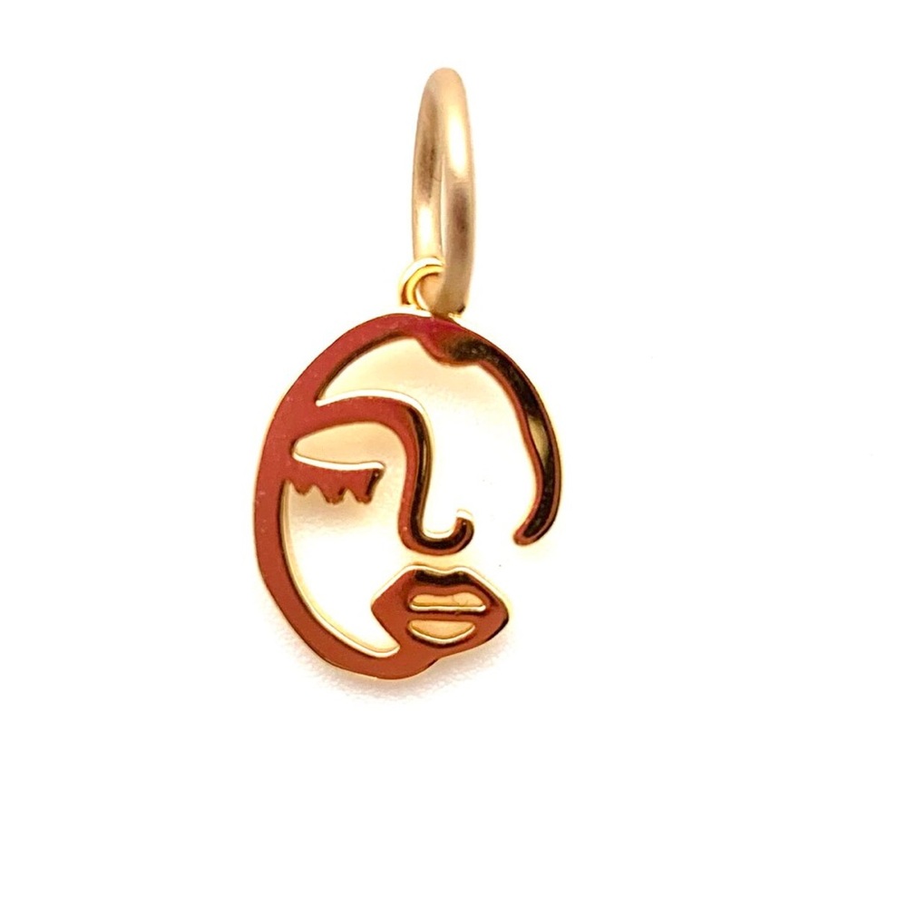 Karli Buxton funky face girl pendant